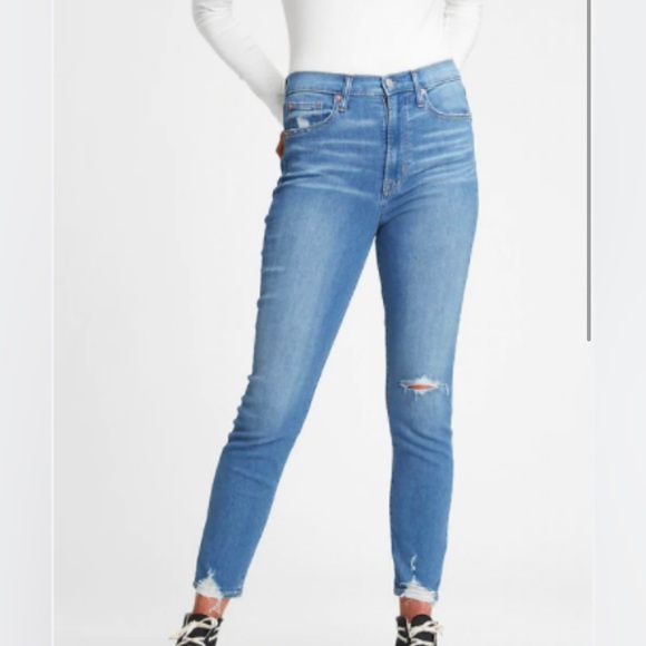 GAP Denim - Gap True Skinny Ankle Sky High Jeans
